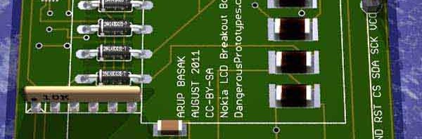 Nokia LCD breakout board version 1